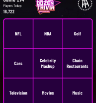 Daily Dozen Trivia